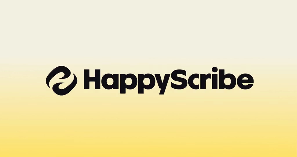 HappyScribe transcription tool interface