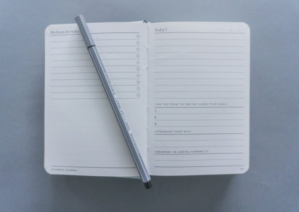 routine notebook
