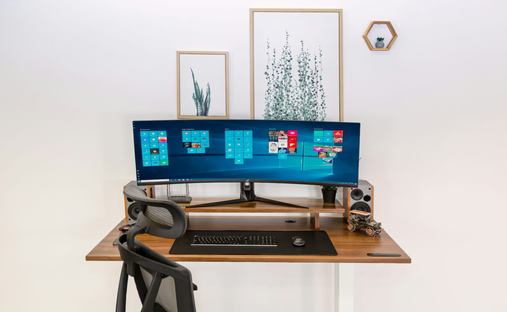 standing desk height calculator ergonomic setup